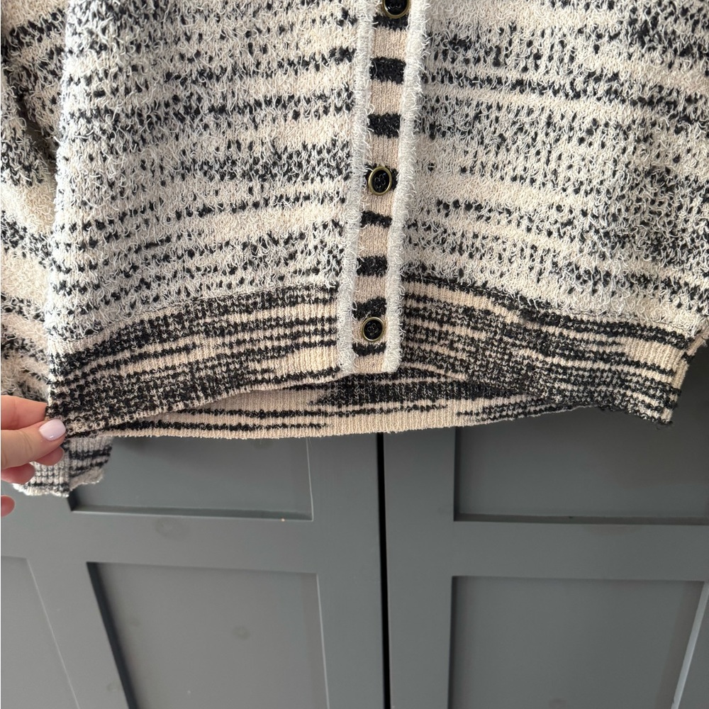 J Crew Space-Dyed Textured Cardigan Sweater - Picture 5 of 9